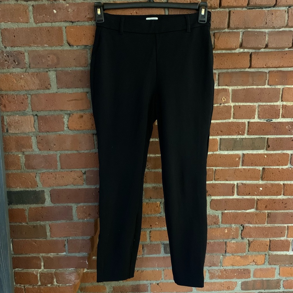 J Crew Black Dress Ponte Ankle Pants 4